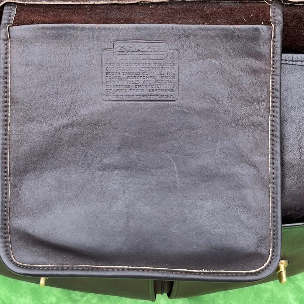 Vintage NYC Coach Swag Bag #9520 - Picture 8 of 16